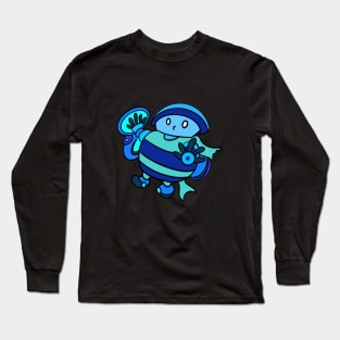 Cute cartoon robot Long Sleeve T-Shirt